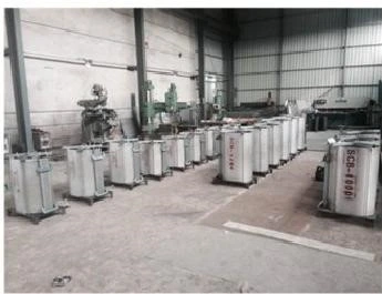 Máquina de fundição com os moldes para isolamento elétrico como os transformadores tipo seco 3