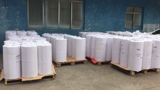 Bucha branca de Mesh Cloth For Electrical Insulation da fibra de vidro da matéria prima do transformador